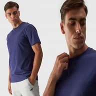 Koszulki męskie - T-SHIRT MĘSKI 4F S KOSZULKA BAWEŁNIANA BASIC TTSHM1843 AW24 - miniaturka - grafika 1