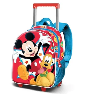 Disney Mickey Mouse Star-mały plecak 3D z kółkami, wielokolorowy, 26 x 34 cm, pojemność 7 l, Wielokolorowa Myszka Miki, Jeden rozmiar, Mały plecak 3D z kółkami - Plecaki - miniaturka - grafika 1