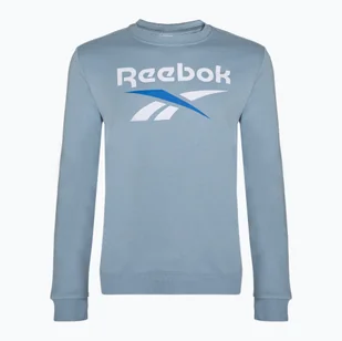Bluza męska Reebok Identity Big Logo Fleece Crew upgrade blue - Bluzy męskie - miniaturka - grafika 1