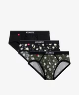 Majtki męskie - Slipy Blazy Tom 3MP-160 3-pack Khaki-Czarny, M - miniaturka - grafika 1