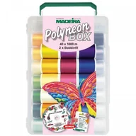 Akcesoria i części do maszyn do szycia - Zestaw nici MADEIRA Polyneon 40, 42x1000 m + dodatki - miniaturka - grafika 1