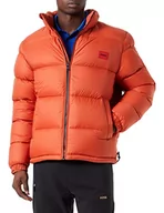 Kurtki męskie - HUGO Męska kurtka puchowa, Dark Orange801, XL - miniaturka - grafika 1