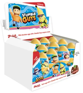 Czekoladowe Jajka Niespodzianki Stumble Guys Karton 24 Sztuk x 20g - Inne słodycze - miniaturka - grafika 1