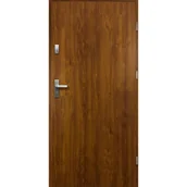 Drzwi zewnętrzne - Isoxa Drzwi zewnętrzne stalowe wejściowe Nova Złoty Dąb 80 Prawe OK - miniaturka - grafika 1