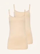 Koszulki i topy damskie - Schiesser Topy 95/5, 2 Szt. beige - miniaturka - grafika 1