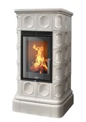 Piece wolnostojące - ABX Piecyk kaflowy Kaledonie Exclusive - Perłowy - miniaturka - grafika 1