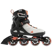 Rolki - Rollerblade MACROBLADE 80 W łyżworolki damskie, żółto-szare/koralowe, 260 8050459823141 - miniaturka - grafika 1
