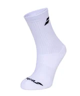 Skarpetki dla dzieci - Skarpetki dziecięce Babolat  3 Pairs Pack Junior White/White  31/34 - miniaturka - grafika 1