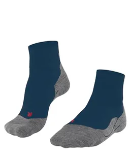 FALKE Mężczyźni Skarpety do wędrówek TK5 Wander Short M Sso Wełna przeciw pęcherzom cienkie 1 Para, Niebieski Blue Pond 6598, 44-45 - Skarpetki damskie - miniaturka - grafika 1