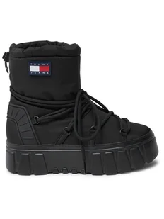 Tommy Jeans Śniegowce EN0EN02601 Czarny - Śniegowce damskie - miniaturka - grafika 1