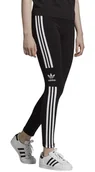 Legginsy - Adidas, Legginsy damskie, TREFOIL TIGHT DV2636, czarny, rozmiar 32 - miniaturka - grafika 1