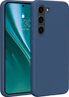 Etui i futerały do telefonów - Etteri Nakładka Etteri Silicone Case do Samsung Galaxy S23 ciemnoniebieska - miniaturka - grafika 1