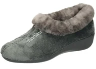 Kapcie damskie - Manitu Damskie 340066-09 kapcie domowe, szare, 39 EU, szary, 39 eu - miniaturka - grafika 1