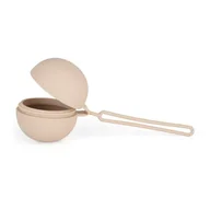 Grzechotki dla dzieci - Etui na smoczek silikonowe beżowe 0m+ PETITE&MARS - miniaturka - grafika 1