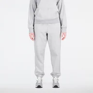 Spodnie męskie - Spodnie damskie New Balance WP31530AG  szare - miniaturka - grafika 1