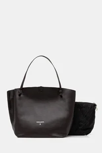 Patrizia Pepe torebka skórzana kolor brązowy 2B0130 L148 - Torebki damskie - miniaturka - grafika 1