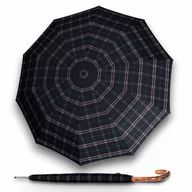 Parasole - KNIRPS T.771 LONG CHECK NAVY - męski parasol - miniaturka - grafika 1