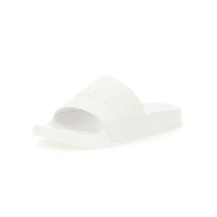 Męskie Klapki GUESS COLICO FM6CLCFAB19-WHITE – Biały - Klapki i japonki męskie - miniaturka - grafika 1