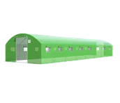 Szklarnie ogrodowe - CULTIVO Tunel PODWÓJNE Drzwi 4x8x2 - 32m2 Zielony - miniaturka - grafika 1