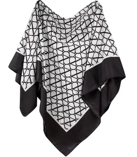 Chusta delikatna elegancka apaszka ozdobiona przepięknym wzorem - Moda i Uroda OUTLET - miniaturka - grafika 1