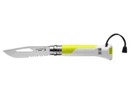 Noże - Opinel Outdoor Fluo Nóż No.08, żółty 002320 - miniaturka - grafika 1