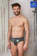 Majtki męskie - Slipy męskie (2 pack) z motywem sportowym MPP 765 - miniaturka - grafika 1