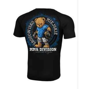 Środowisko Miejskie Rashguard Krótki Rękaw MMAi Bear Black - Kimona, stroje i obuwie - miniaturka - grafika 1