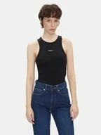 Koszulki i topy damskie - Pepe Jeans Top Marian PL506035 Czarny Slim Fit - miniaturka - grafika 1