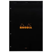 Notesy i bloczki - Blok Rhodia N°20 A4+ 21x31,8 cm, linie, czarny - miniaturka - grafika 1