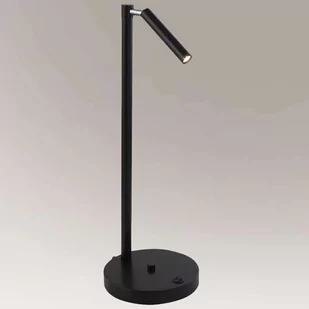 Shilo Stołowa LAMPKA regulowana KOSAME 7874 okrągła LAMPA metalowa tuba na biurko industrialna czarna 7874 - Lampy sufitowe - miniaturka - grafika 1