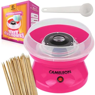 Maszyna do WATY CUKROWEJ przenośna maszynka wata cukrowa DOMOWA + patyczki NY-M500 różowy - Inne urządzenia gastronomiczne Maszyna do WATY CUKROWEJ przenośna maszynka wata cukrowa DOMOWA + patyczki NY-M500 różowy - Inne urządzenia gastronomiczne - miniaturka - grafika 1