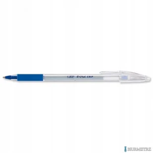 DŁUGOPIS BIC CRISTAL GRIP NIEBIESKI - Długopisy - miniaturka - grafika 1