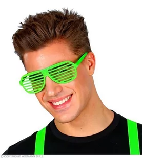 Okulary Zielone Żaluzje - Stroje karnawałowe - miniaturka - grafika 1