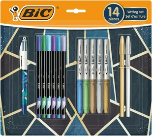 Bic Zestaw piśmienniczy Kids Metallic 14 elementów - Przybory szkolne - miniaturka - grafika 1