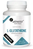 Suplementy naturalne - MedicaLine L-Glutathione 500mg 100 kaps Aliness L Glutation L Glutathione reduced MC102 - miniaturka - grafika 1