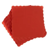 Dekoracje i nakrycia stołu na imprezę - Serwetki gastronomiczne czerwone 15x15cm 120szt - miniaturka - grafika 1