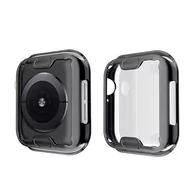 Akcesoria do smartwatchy - Etui Metalic Apple Watch 4/5/6/Se 44Mm Czarne - miniaturka - grafika 1
