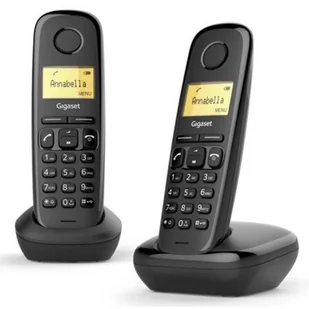 Siemens Telefon A170 Duo Czarny L36852-H2802-S201 L36852-H2802-S201 - Telefony stacjonarne - miniaturka - grafika 1