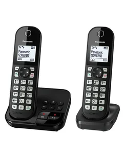 Panasonic KX-TGC462GB czarny - Telefony stacjonarne - miniaturka - grafika 1