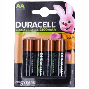 Akumulator Duracell 2500mAh AA HR6 do ładowania 4x - Ładowarki i akumulatory - miniaturka - grafika 1