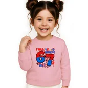 Bluzy dla dziewczynek - BLUZA DZIECIĘCA 67 SIX SEVEN VIRAL 134-140 DLA CHŁOPCA DZIEWCZYNKI - miniaturka - grafika 1