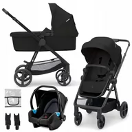 Wózki dziecięce - Kinderkraft Newly 3w1 Classic Black - miniaturka - grafika 1