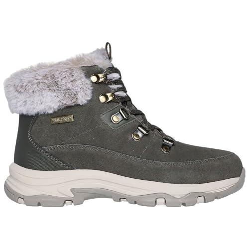 Skechers Damskie botki Trego, Oliwka, 38 EU