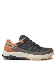 Salomon Trekkingi Outrise Gtx W L47219100 Szary - Buty trekkingowe damskie - miniaturka - grafika 1