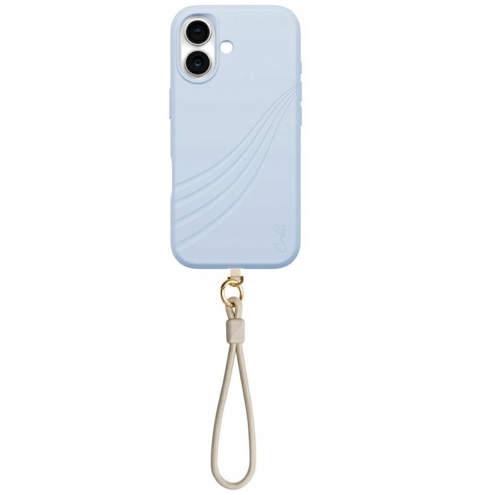 Etui UNIQ Coehl Serina do Apple iPhone 17 Magnetic Charging niebieski