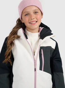 Kurtka snowboardowa membrana 10000 dziewczęca 4F 4FJRAW25TTJAF1060-11S Biały 122 - Kurtki narciarskie Kurtka snowboardowa membrana 10000 dziewczęca 4F 4FJRAW25TTJAF1060-11S Biały 122 - Kurtki narciarskie - miniaturka - grafika 1