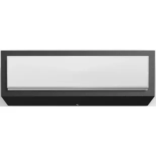 Lampa ogrodowa kinkiet zewnętrzny elewacyjny antracyt 4,5W 4000K Philips - Lampy ogrodowe - miniaturka - grafika 1