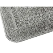 Dywaniki łazienkowe - Zestaw dywaników łazienkowych Alor 2 sztuki 50 x 80 cm + 50 x 40 cm szary - miniaturka - grafika 1