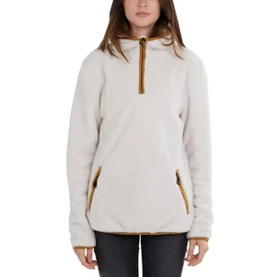 Bluza z kapturem Olivia Pile Jacket - piaskowy - Bluzy narciarskie - miniaturka - grafika 1