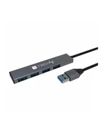 Huby USB - Hub USB Techly 4-portowy USB3.2 Gen1 - miniaturka - grafika 1